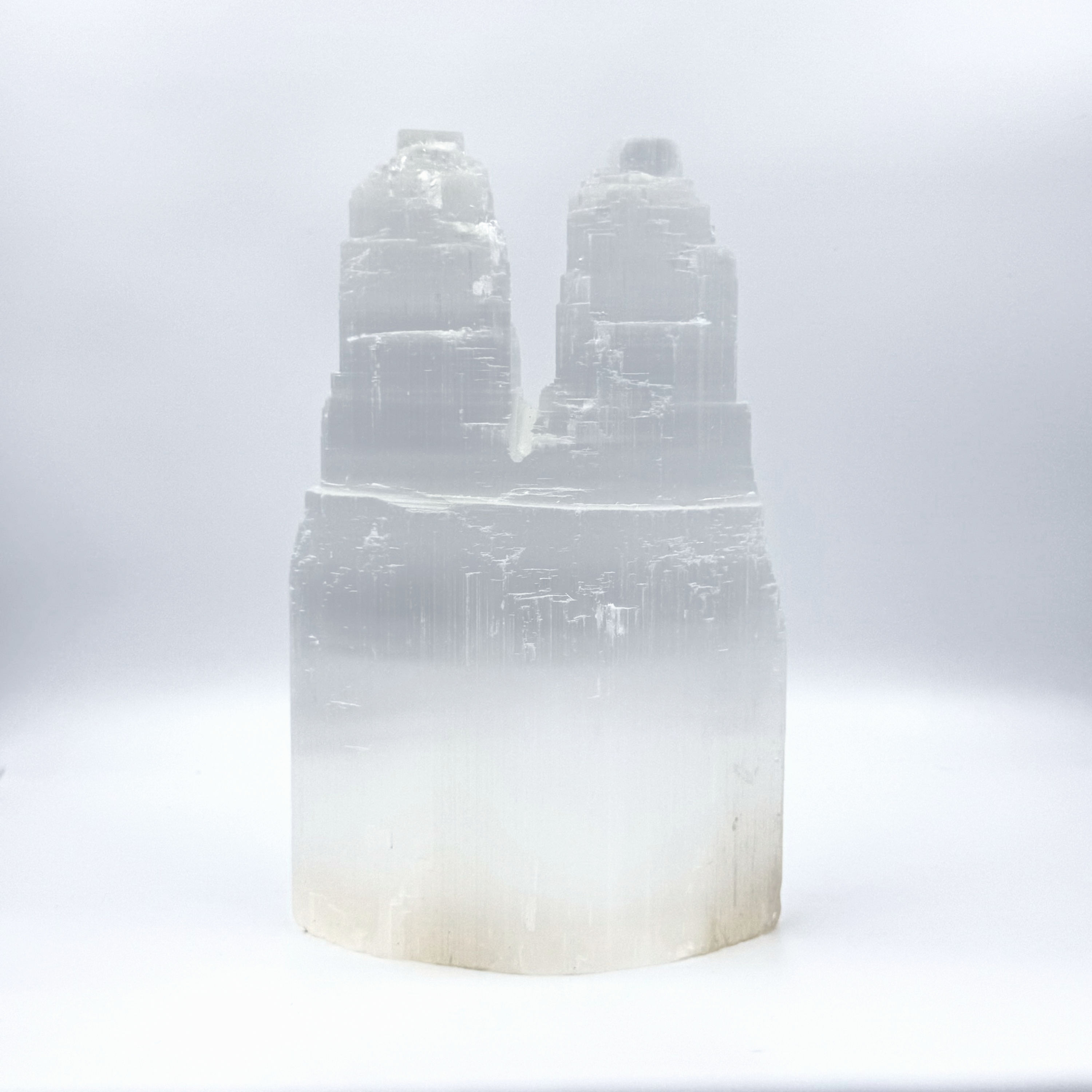 Selenite lamp twin 4-5kg