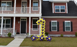 1st Birthday Yard Number