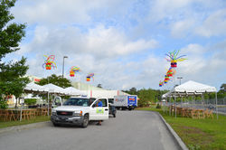 Firework Tent Poles