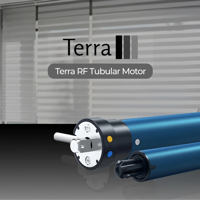 RF tubular motor with wireless remote control for roller blinds