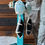 Thumbnail: Blue Onyx with Black Tourmaline in Silver925