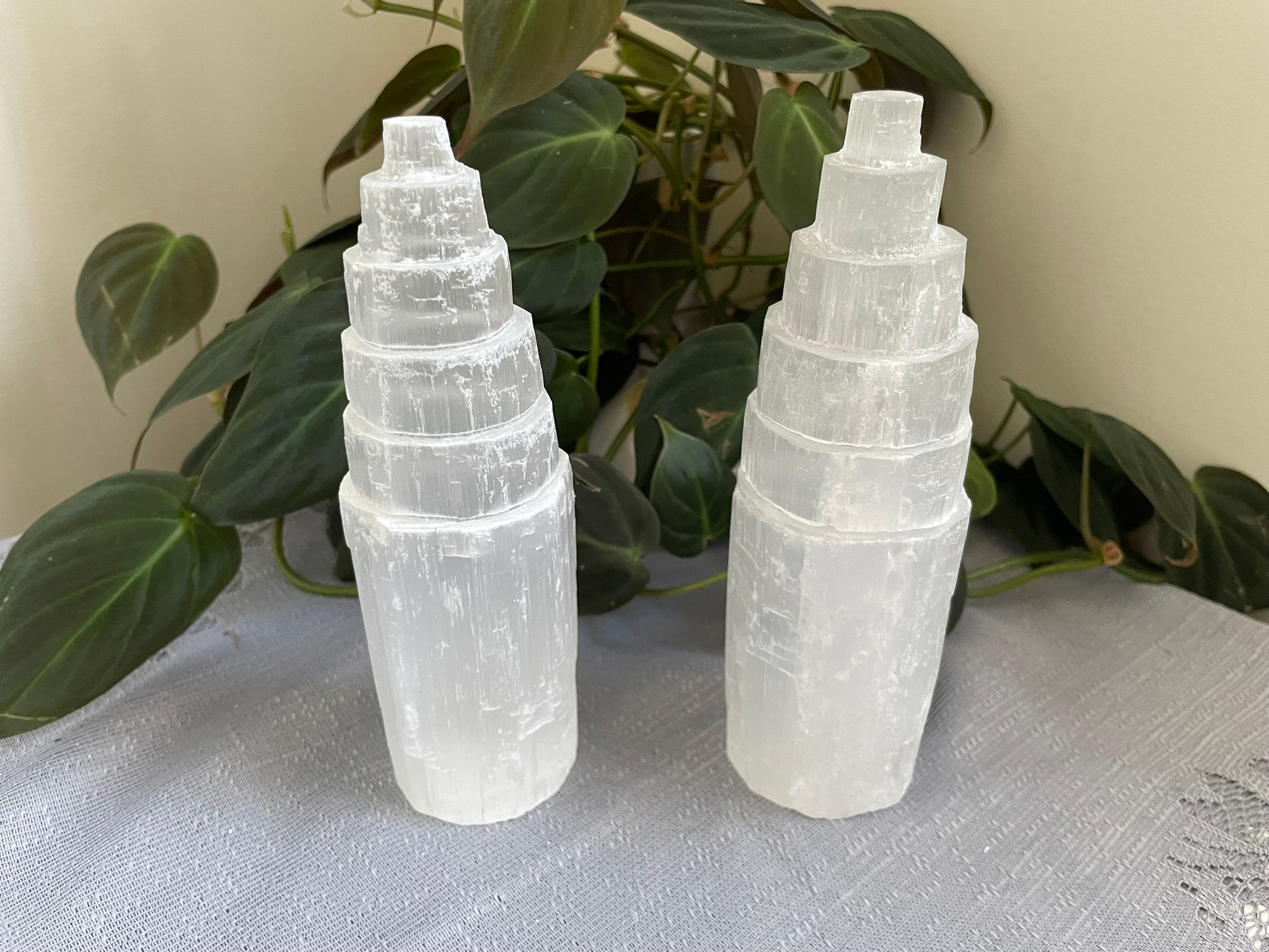 Selenite Tower - 14cm