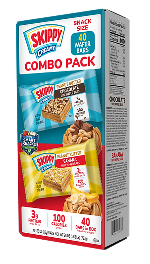40 Skippy Creamy Wafer Bars 3d real CREAMY combo.png