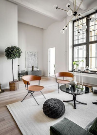 Pinterest -  salon blanc