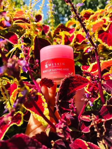 VELVET LIP SLEEPING MASK [BERRY] | MESKIN