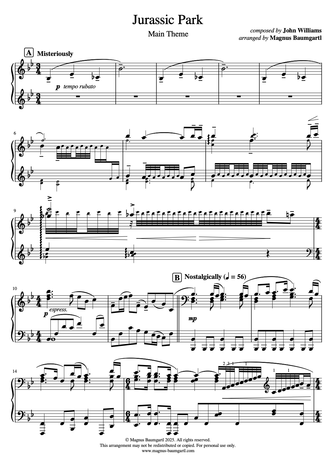 Jurassic Park - Main Theme