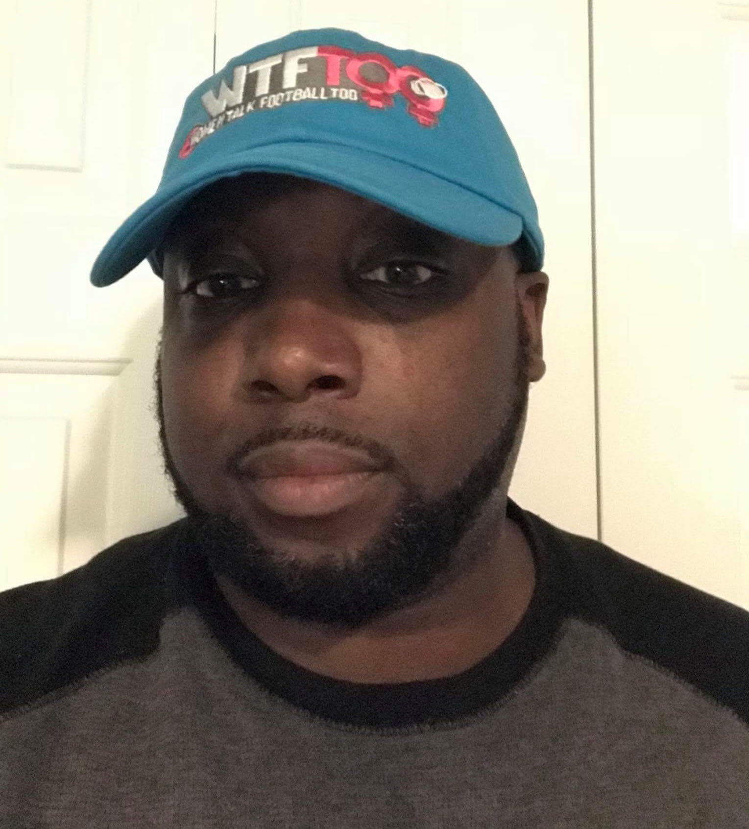 WTF Too Neon "Panthers" Blue Cap, NC