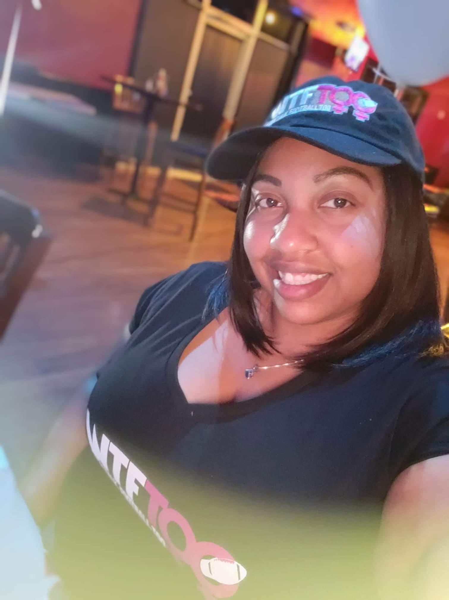 WTF Too Black V-Neck and Cap, NC
