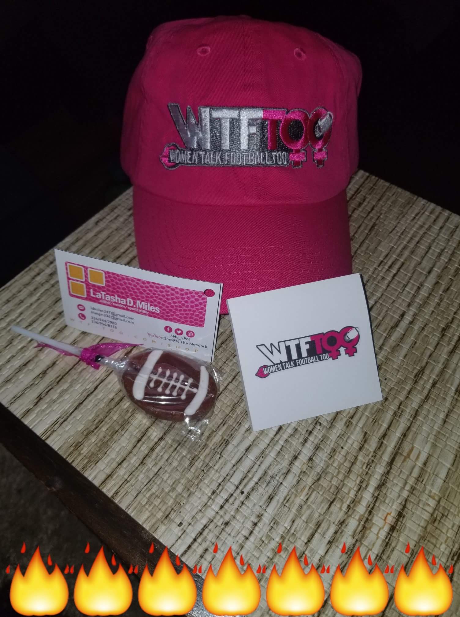 WTF Too Hot Pink Cap, SC