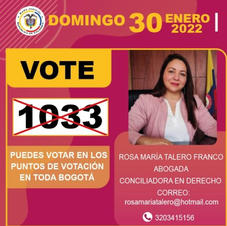 Rosa María Talero Franco #1033
