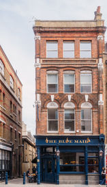 Facade at the Blue Maid, independent pub in Borough, South East London