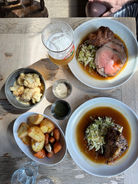 Meals at the Easton, independent Clerkenwell pub in London.