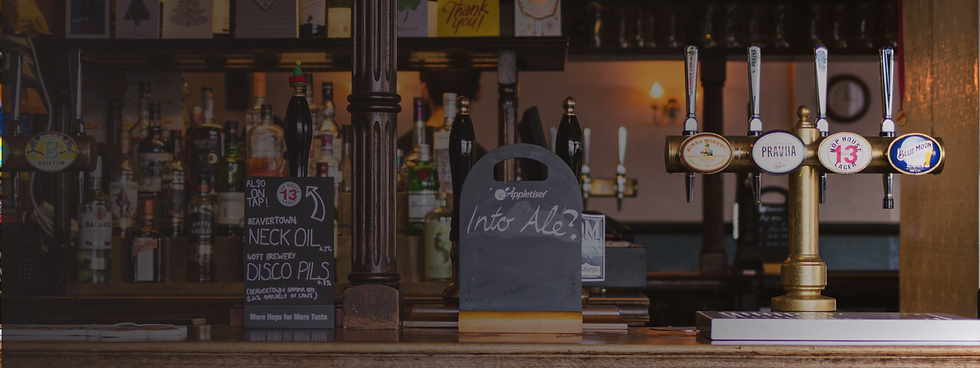 The Angel and Crown pub in London, bar view, discovery with CityStack