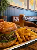 Horn of Plenty burger, get £10 off your bill with CityStack