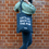 Thumbnail: Cotton black tote bag