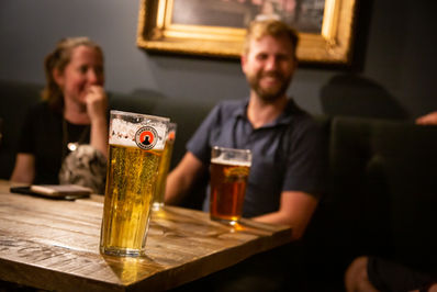 Beer at the Devereux, independent pub in Central London, Temple