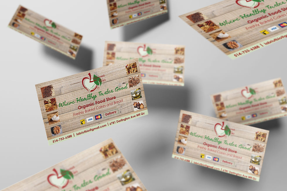 Labriut Bio business card design