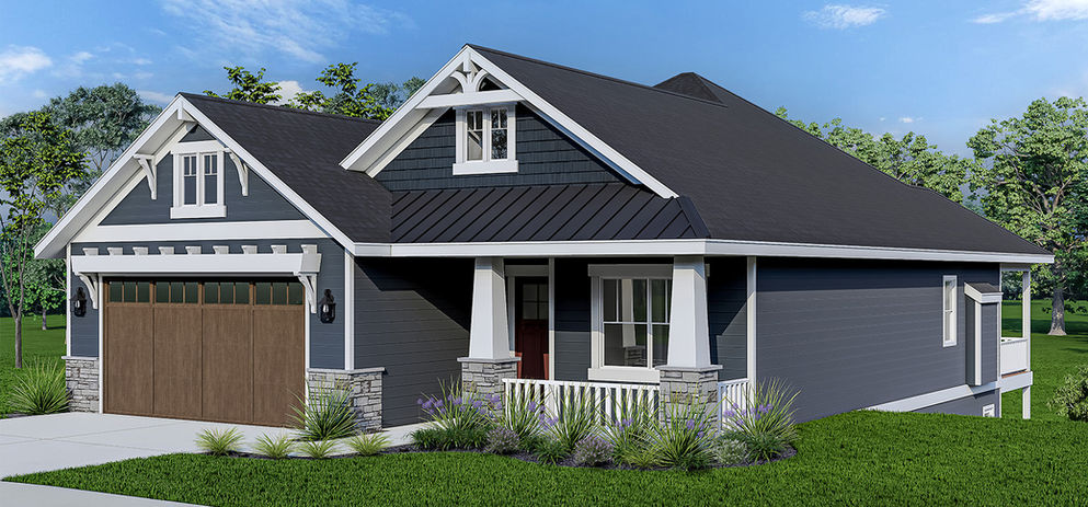 The Willow Craftsman. Single Family Home by River Oak Development LLC