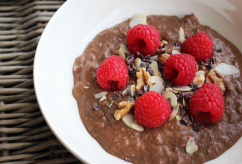 Sjokoladekrem med crunchy topping