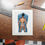 Thumbnail: 'Looking' - Self Portrait Fine Art Print  — Contemporary Nude Back Study