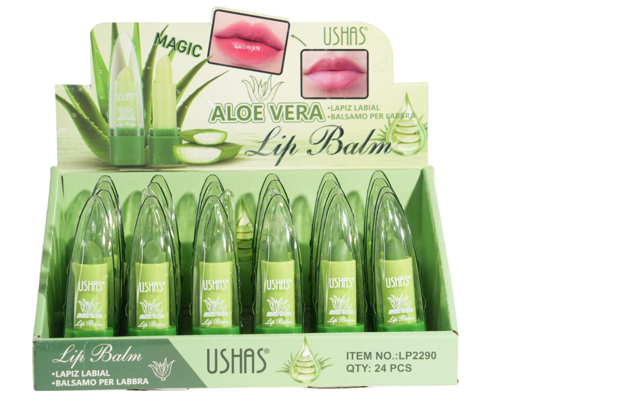 LIP BALM EN BARRA ALOE USHAS