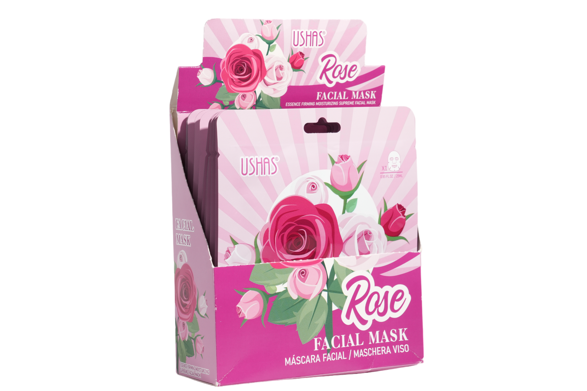 MASCARILLA EN VELO ROSAS USHAS