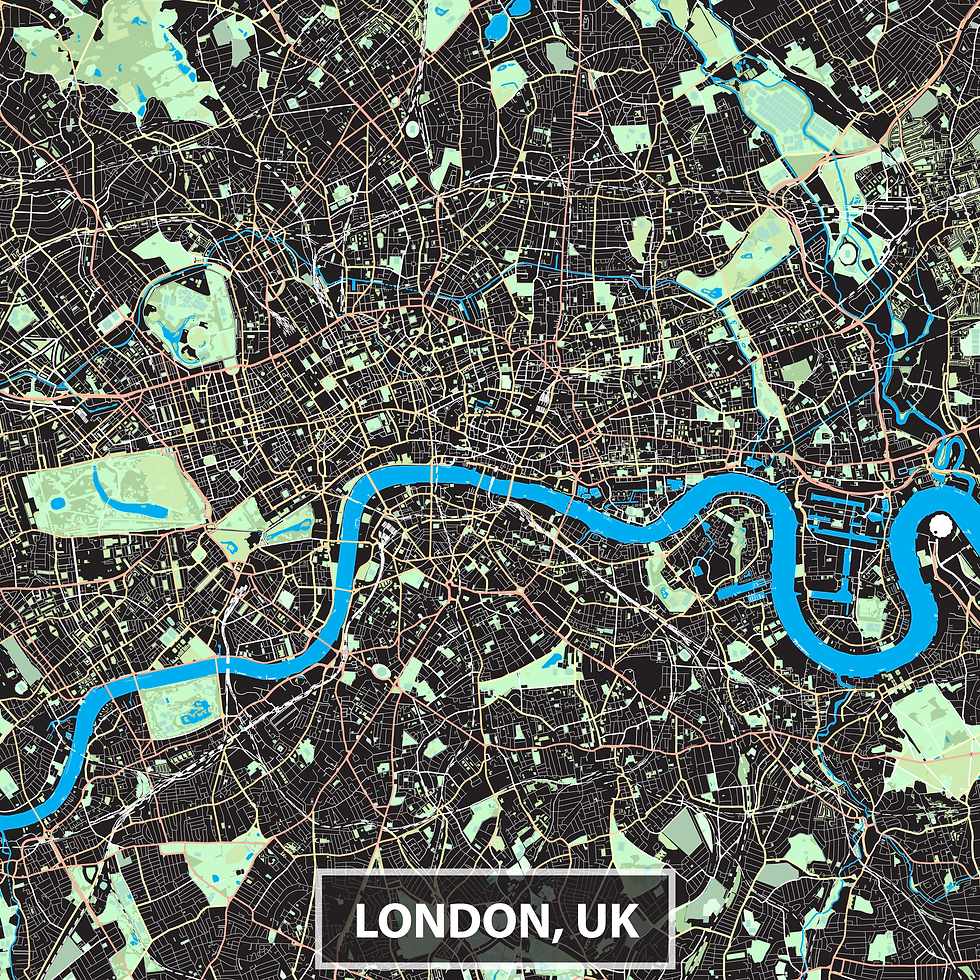 Digital Map of Central London