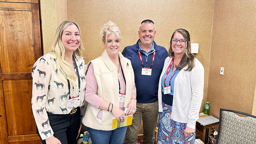 Breana Halverson, Kelly Bishop, Andy Thorp, Nikki Rowe