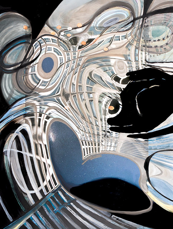 54th Street Reflected