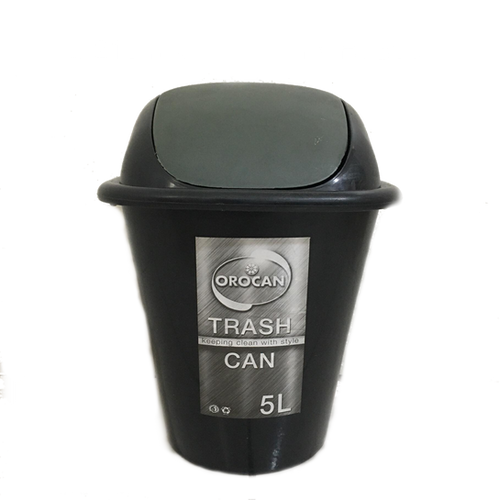 Trash Bin (Orocan) Swing Type, 5 liters Cleaning Supplies