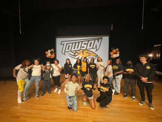 Students admitted to Towson University