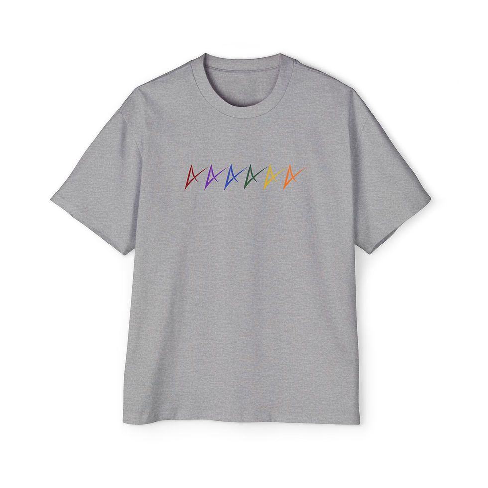 Thumbnail: Oversized Tee (Rainbow Logo)