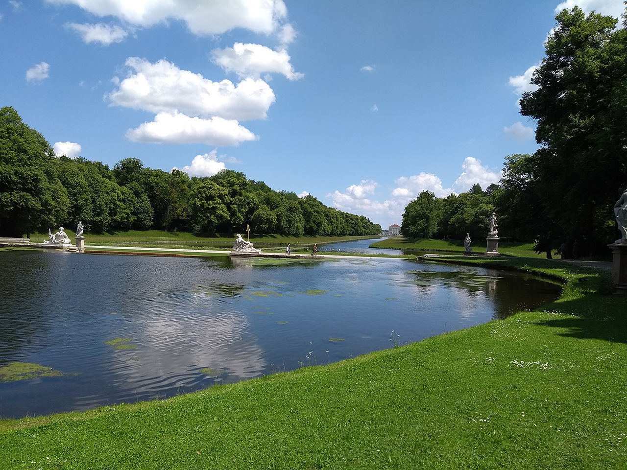 Lake with Statues, Nymphenburg Palace Gardens
