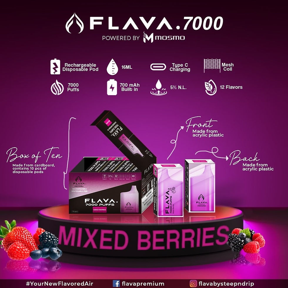 Thumbnail: FLAVA 7000 POWERED BY MOSMO
