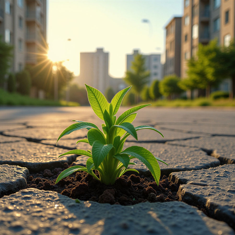 Life sprouts where there is hope