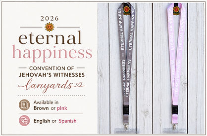 Eternal Happiness Convention of Jehovahs witnesses lanyards .png