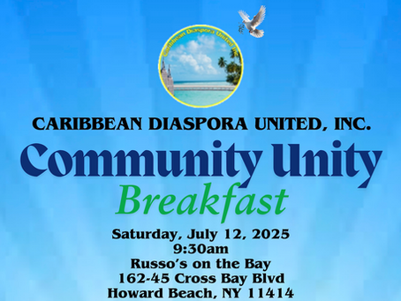 Caribbean Diaspora United Hosts Community Unity Breakfast and Launches New Regional Initiatives