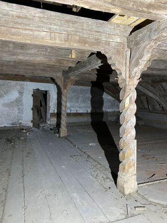 Dachgeschoss des ehemaligen Brauhaus