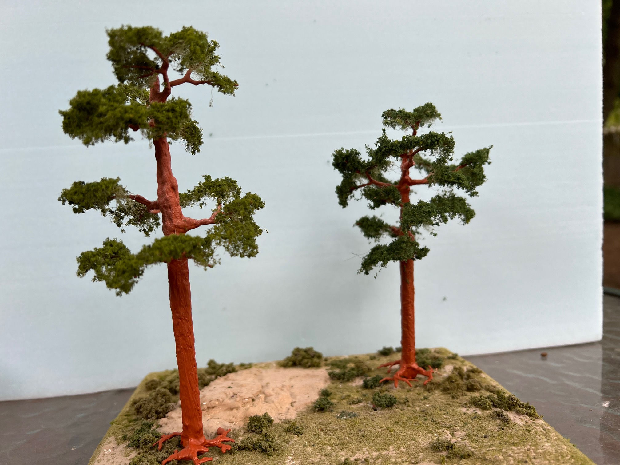 Redwood tree in N scale
