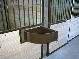Swing Out Horse Stall Corner Feeder