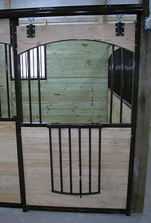 Steel Framed Arched Horse Stall Door