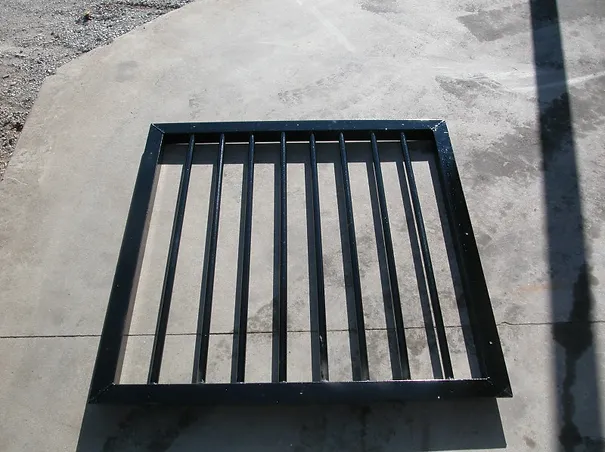 Stationary Steel Grill Window Guard
