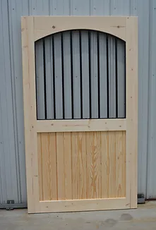 Arched Pine Horse Stall Door