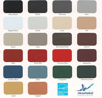 Metal Color Chart