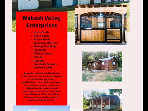Quality-built run-in sheds, Barns, Garages, Storage Sheds, Horse Stalls, Chicken Coops!