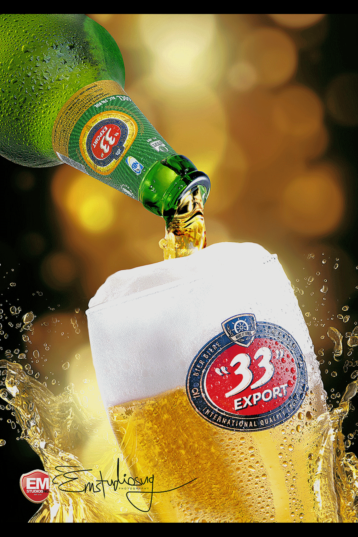 33 Pouring Shot