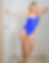 Single Fin One Shoulder One piece Swimsuit | Mykonos Blue