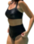 Thumbnail: Uplift High Waist Bottom with powermesh lining size 10 - 20