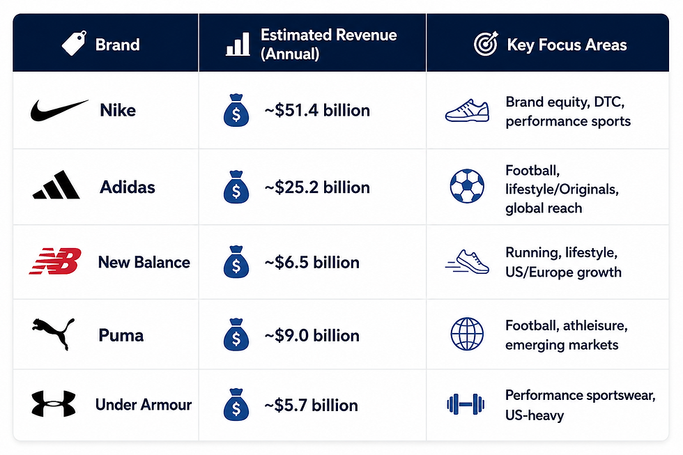 Brands and revenue