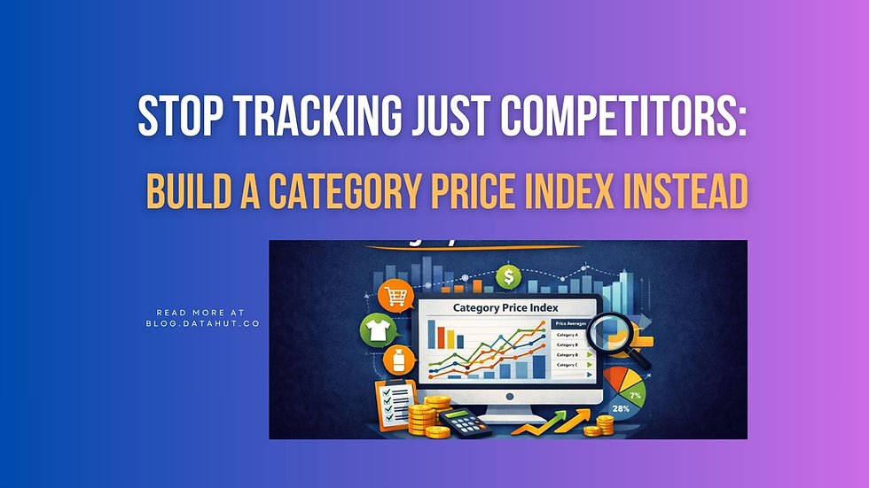 Stop Tracking Just Competitors: Build a Category Price Index Instead